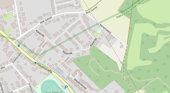 Lauf auf Satellitenbild