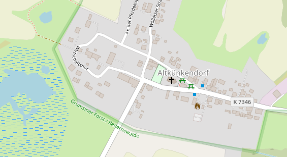 Lauf auf Satellitenbild