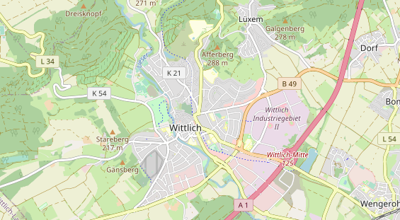 Lauf auf Karte