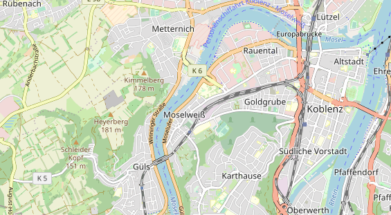 Lauf auf Karte