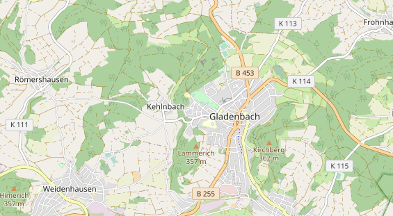 Lauf auf Karte