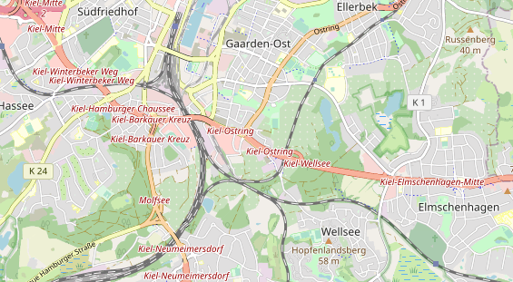 Lauf auf Karte