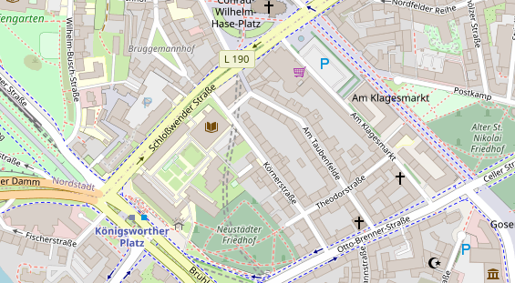 Lauf auf Satellitenbild