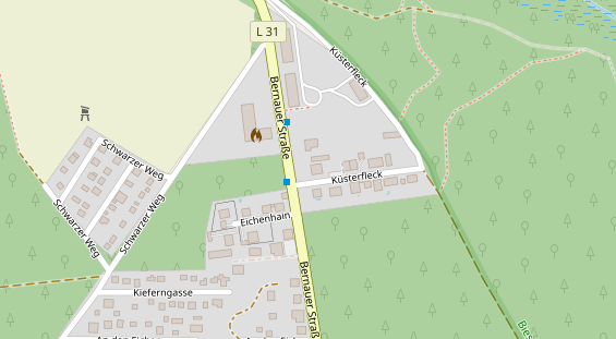 Lauf auf Satellitenbild