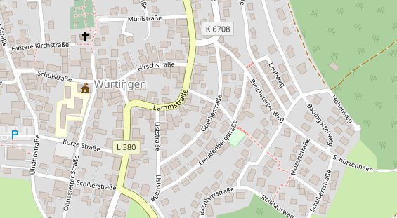 Lauf auf Satellitenbild