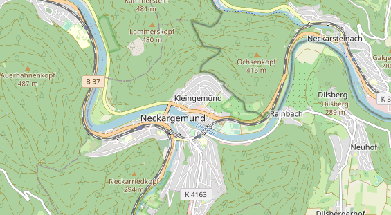 Lauf auf Karte