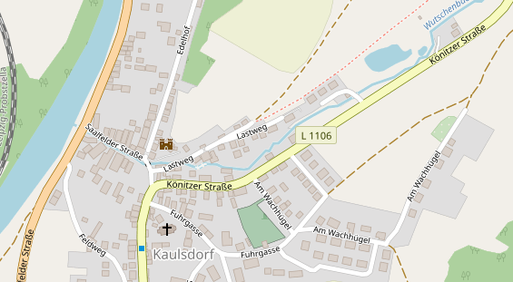 Lauf auf Satellitenbild