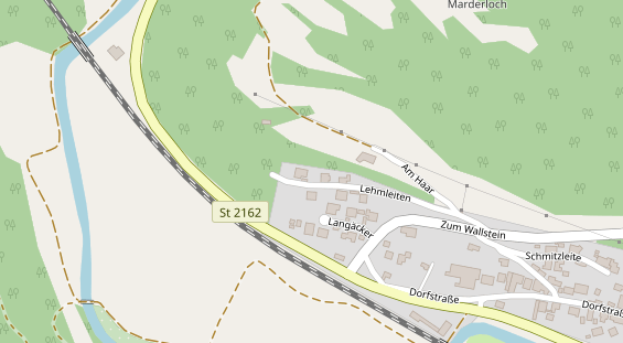 Lauf auf Satellitenbild