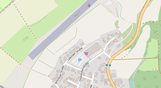 Lauf auf Satellitenbild