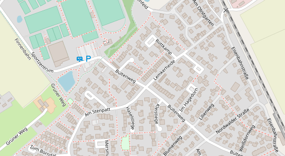 Lauf auf Satellitenbild