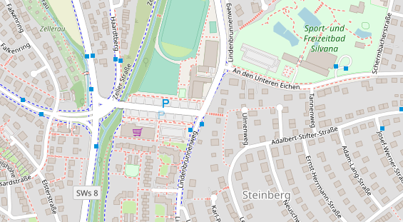 Lauf auf Satellitenbild