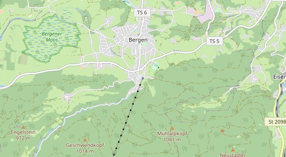 Lauf auf Karte