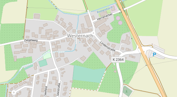 Lauf auf Satellitenbild