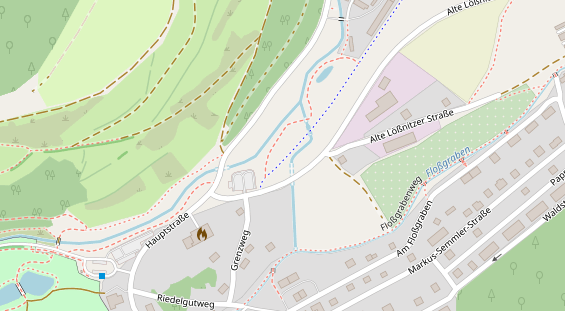 Lauf auf Satellitenbild