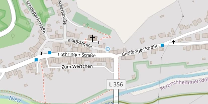Lauf auf Satellitenbild