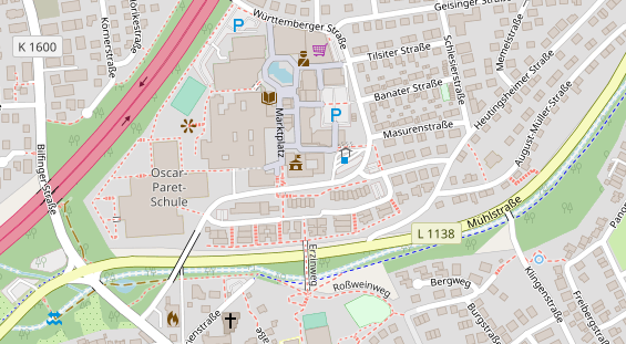 Lauf auf Satellitenbild