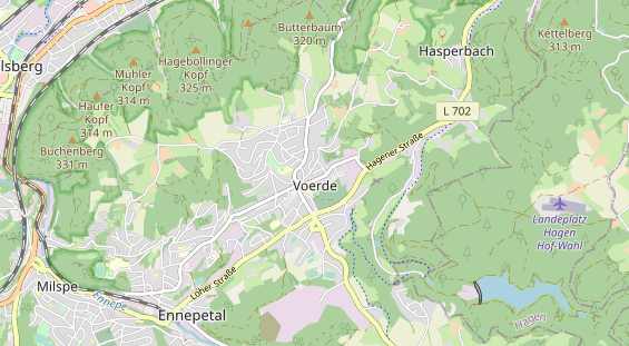 Lauf auf Karte