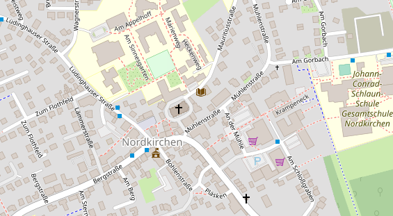 Lauf auf Satellitenbild