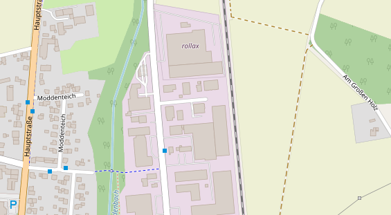 Lauf auf Satellitenbild