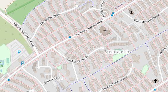 Lauf auf Satellitenbild