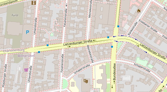 Lauf auf Satellitenbild