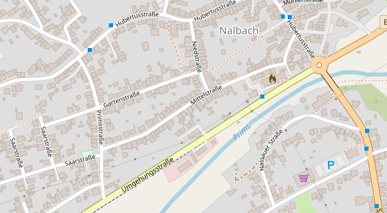 Lauf auf Satellitenbild