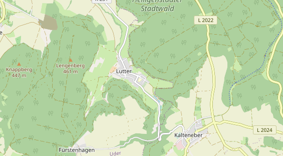 Lauf auf Karte