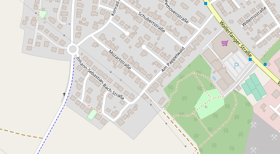 Lauf auf Satellitenbild