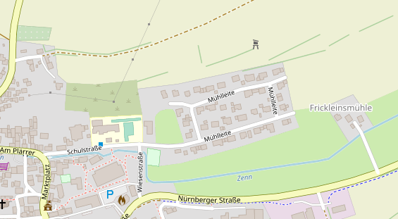 Lauf auf Satellitenbild