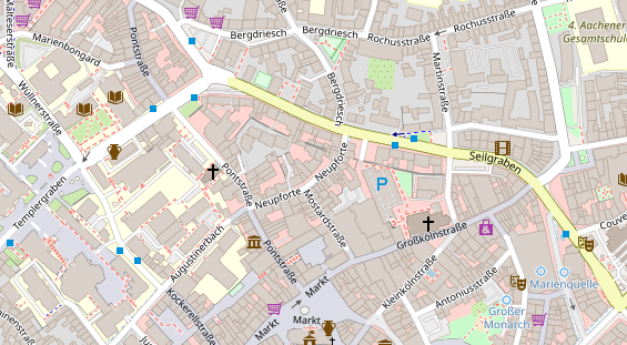 Lauf auf Satellitenbild