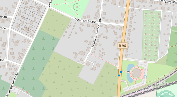 Lauf auf Satellitenbild