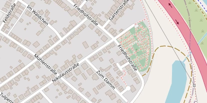 Lauf auf Satellitenbild
