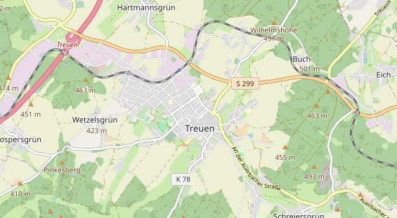 Lauf auf Karte