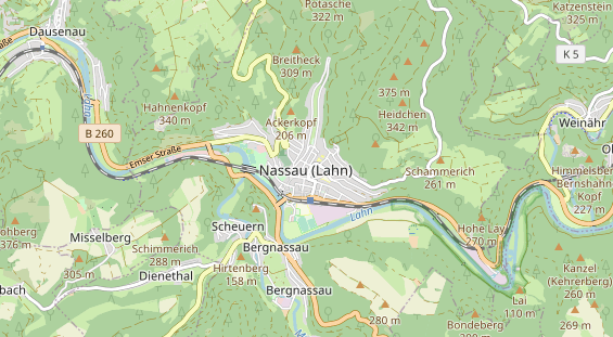 Lauf auf Karte
