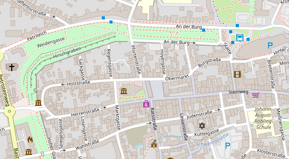 Lauf auf Satellitenbild