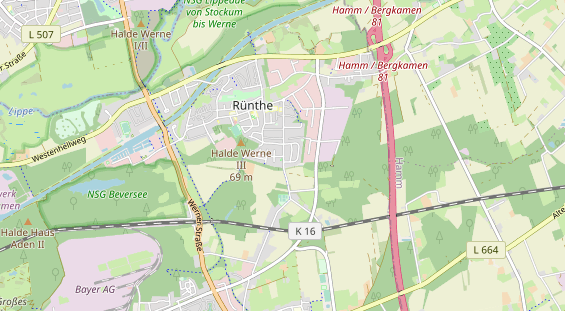 Lauf auf Karte