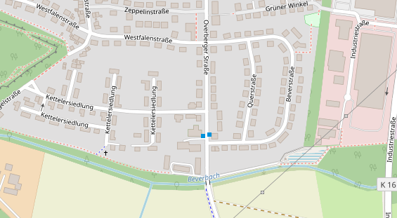 Lauf auf Satellitenbild