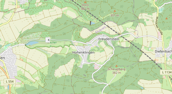 Lauf auf Karte