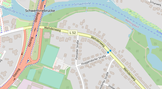 Lauf auf Satellitenbild