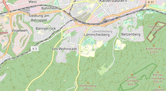 Lauf auf Karte