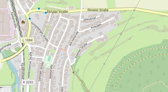 Lauf auf Satellitenbild