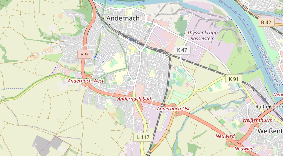 Lauf auf Karte