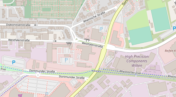 Lauf auf Satellitenbild