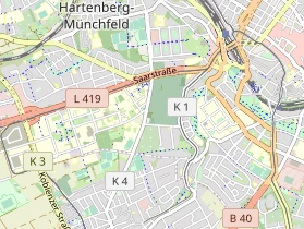 Lauf auf Karte