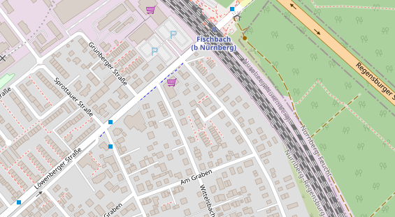 Lauf auf Satellitenbild