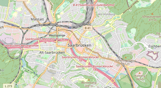 Lauf auf Karte