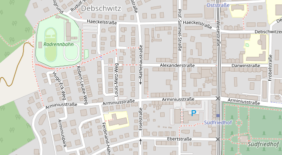 Lauf auf Satellitenbild