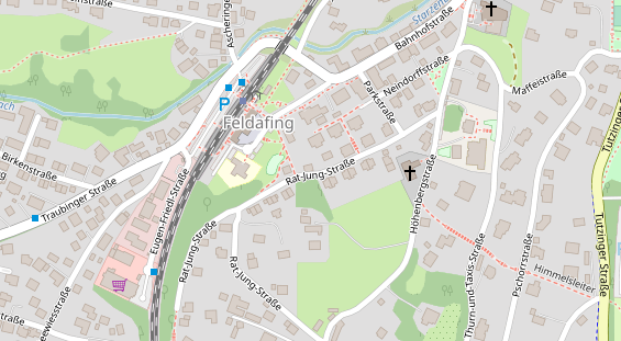 Lauf auf Satellitenbild