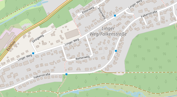 Lauf auf Satellitenbild