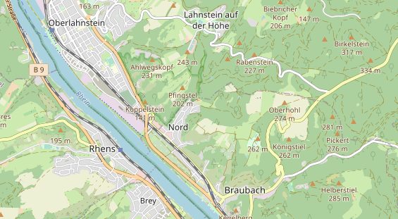Lauf auf Karte